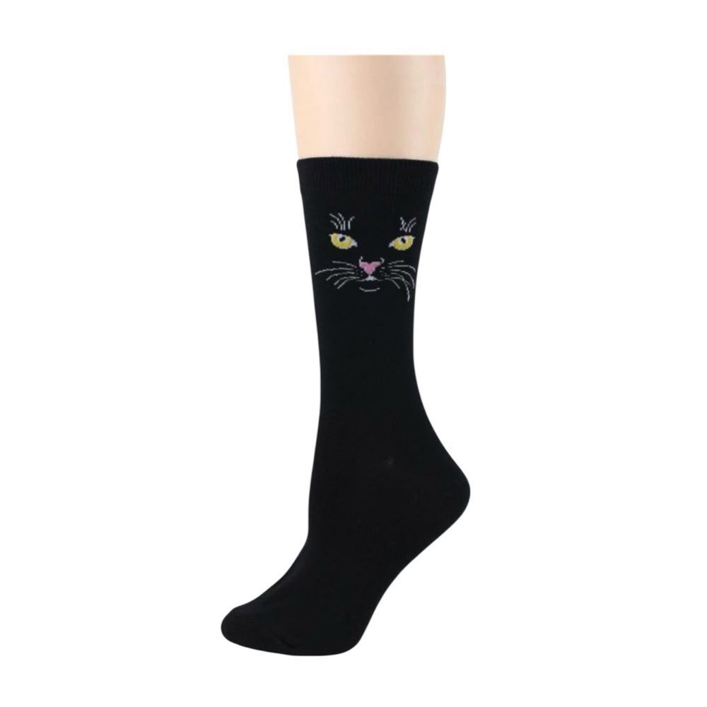 Women’s Black Cat Socks